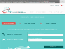 Tablet Screenshot of corrierespresso.com